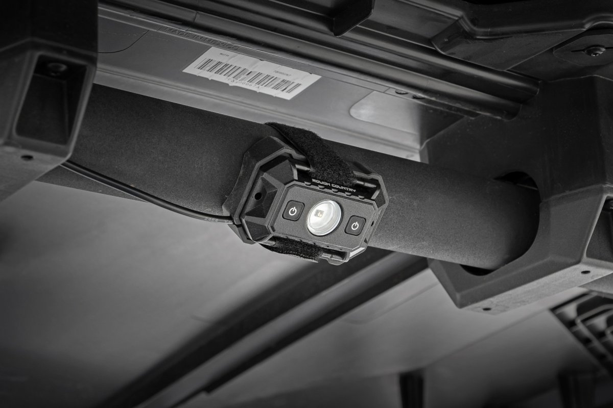 LED Dome Light - Rough Country - Chrome Series - RGB/White